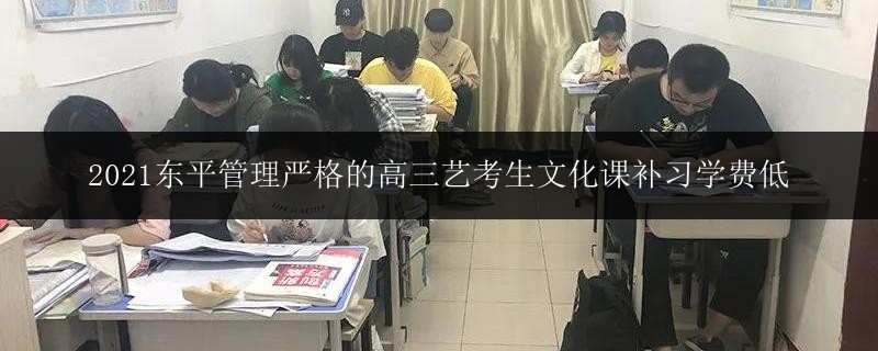 2021東平管理嚴格的高三藝考生文化課補習學費低